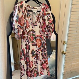 Patterned Floral Dress